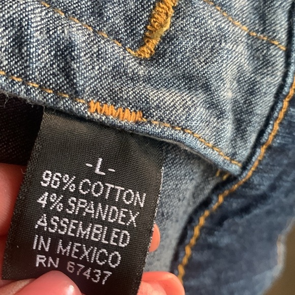 Ralph Lauren Polo Jeans Co. Dark Wash Jean Jacket (Fits Med -Large) 90's Y2k - Picture 8 of 10